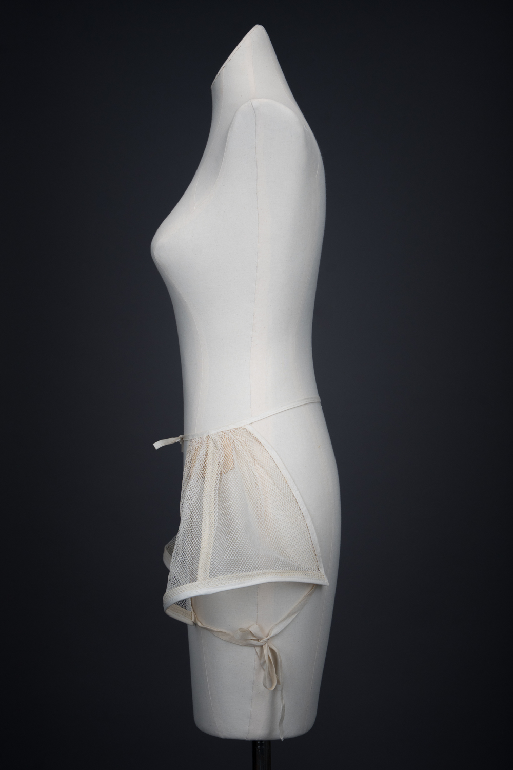 'Hip Flare' Featherbone & Bobbinet Panniers By Warren, c. 1920s, USA. The Underpinnings Museum. Photography by Tigz Rice.