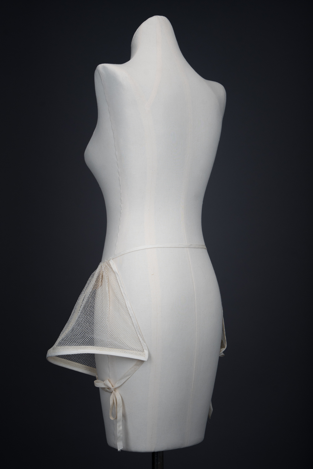 'Hip Flare' Featherbone & Bobbinet Panniers By Warren, c. 1920s, USA. The Underpinnings Museum. Photography by Tigz Rice.