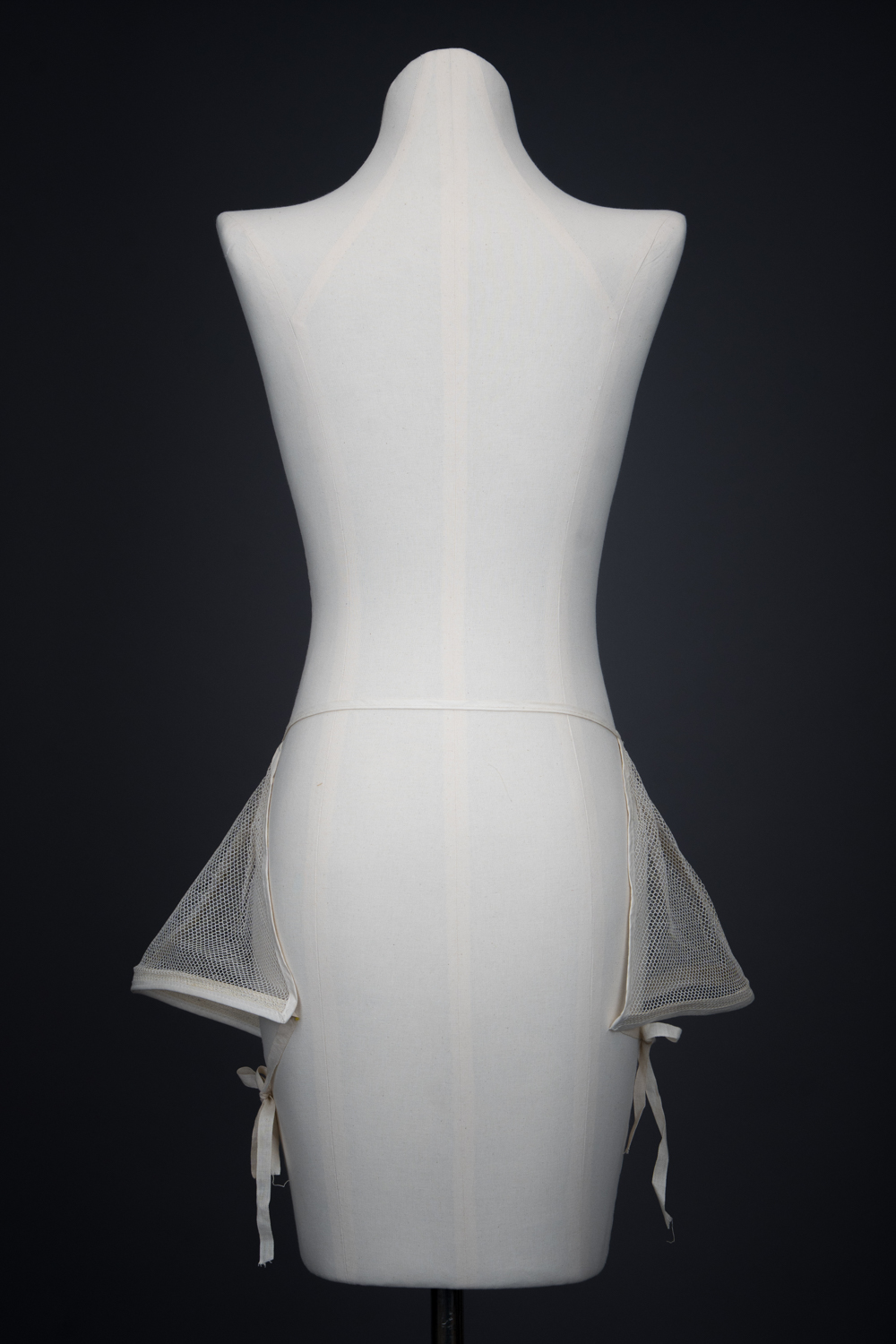 'Hip Flare' Featherbone & Bobbinet Panniers By Warren, c. 1920s, USA. The Underpinnings Museum. Photography by Tigz Rice.