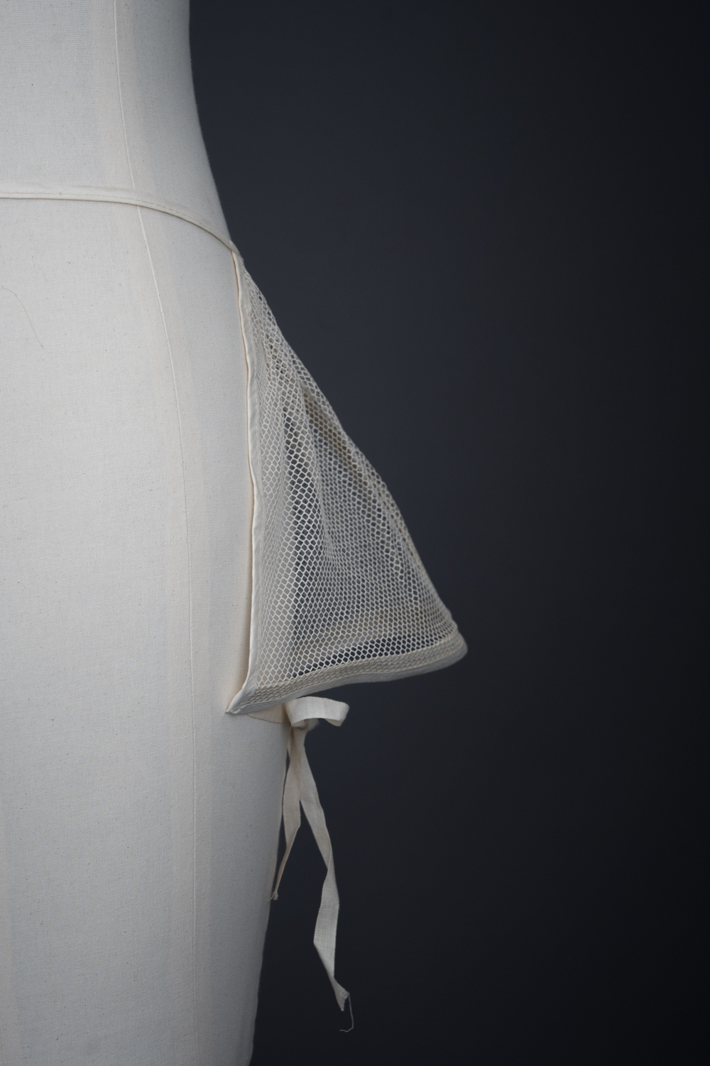 'Hip Flare' Featherbone & Bobbinet Panniers By Warren, c. 1920s, USA. The Underpinnings Museum. Photography by Tigz Rice.