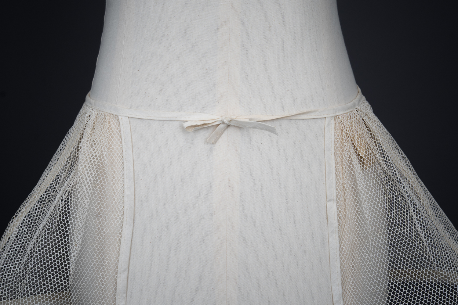 'Hip Flare' Featherbone & Bobbinet Panniers By Warren, c. 1920s, USA. The Underpinnings Museum. Photography by Tigz Rice.