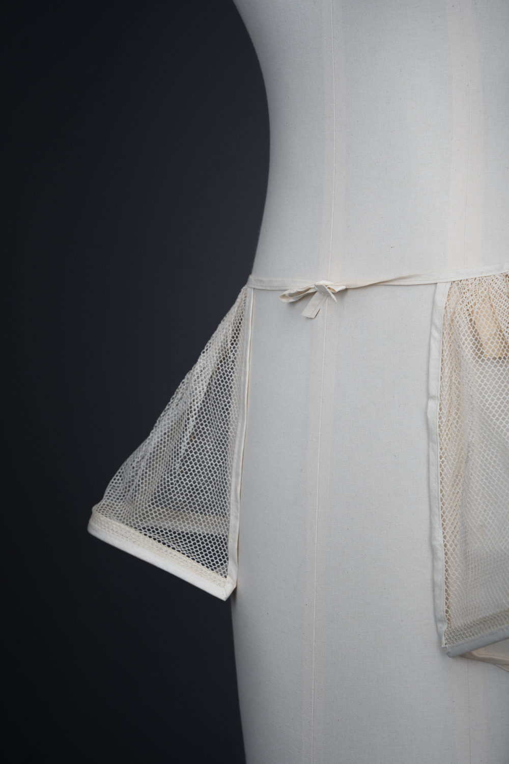 'Hip Flare' Featherbone & Bobbinet Panniers By Warren, c. 1920s, USA. The Underpinnings Museum. Photography by Tigz Rice.