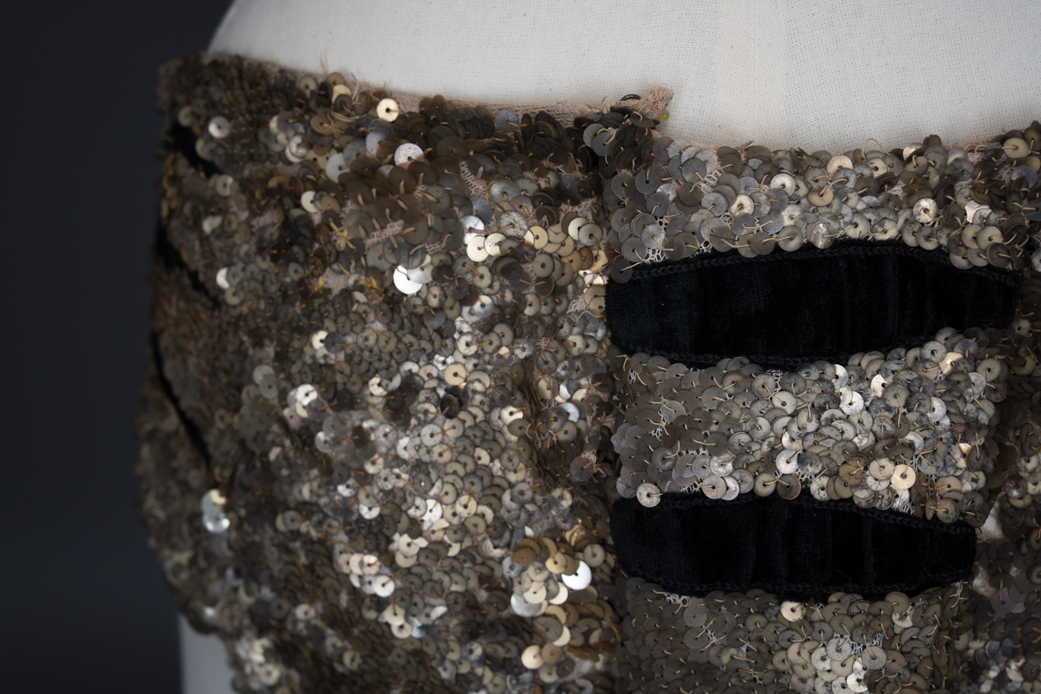 Tiger Sequinned Halter Knickers With Tail, Gauntlet & Hat By Erté, c. 1949, France. The Underpinnings Museum. Photography by Tigz Rice