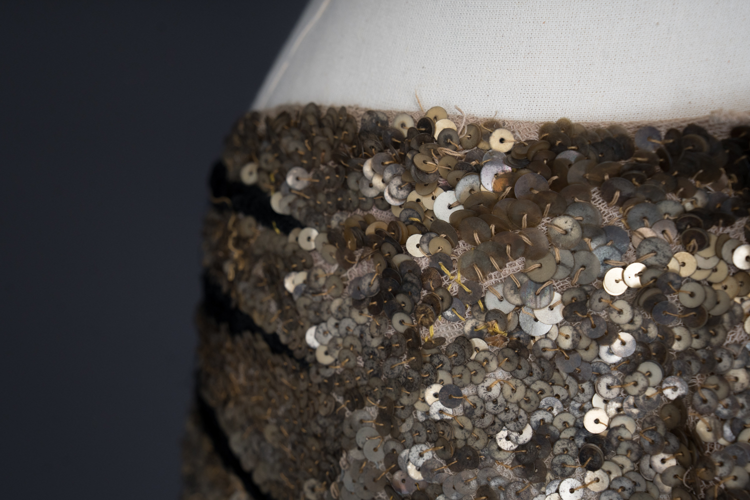 Tiger Sequinned Halter Knickers With Tail, Gauntlet & Hat By Erté, c. 1949, France. The Underpinnings Museum. Photography by Tigz Rice