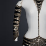 Tiger Sequinned Halter Knickers With Tail, Gauntlet & Hat By Erté, c. 1949, France. The Underpinnings Museum. Photography by Tigz Rice