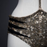 Tiger Sequinned Halter Knickers With Tail, Gauntlet & Hat By Erté, c. 1949, France. The Underpinnings Museum. Photography by Tigz Rice