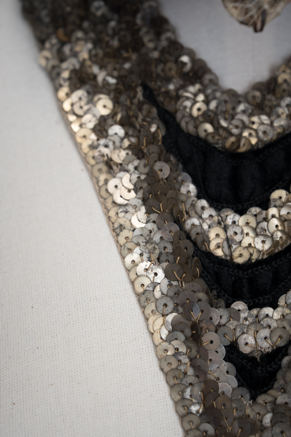 Tiger Sequinned Halter Knickers With Tail, Gauntlet & Hat By Erté, c. 1949, France. The Underpinnings Museum. Photography by Tigz Rice