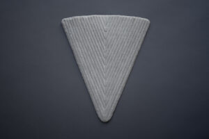 Reproduction Linen Stomacher By Royal Black Couture & Corsetry, 2025, Austria. The Underpinnings Museum. Photography by Tigz Rice