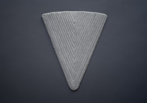 Reproduction Linen Stomacher By Royal Black Couture & Corsetry, 2025, Austria. The Underpinnings Museum. Photography by Tigz Rice