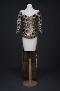 'Femme Panthère' Trained Bodice & Gauntlets By Erté, 1949, France. The Underpinnings Museum. Photography by Tigz Rice