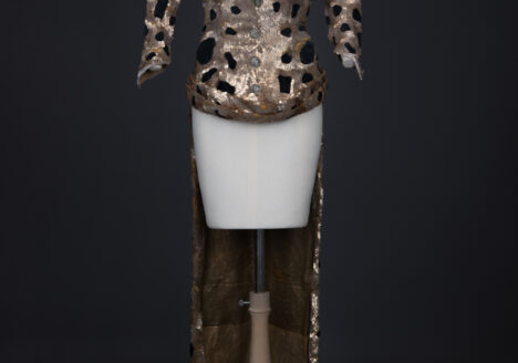 'Femme Panthère' Trained Bodice & Gauntlets By Erté, 1949, France. The Underpinnings Museum. Photography by Tigz Rice