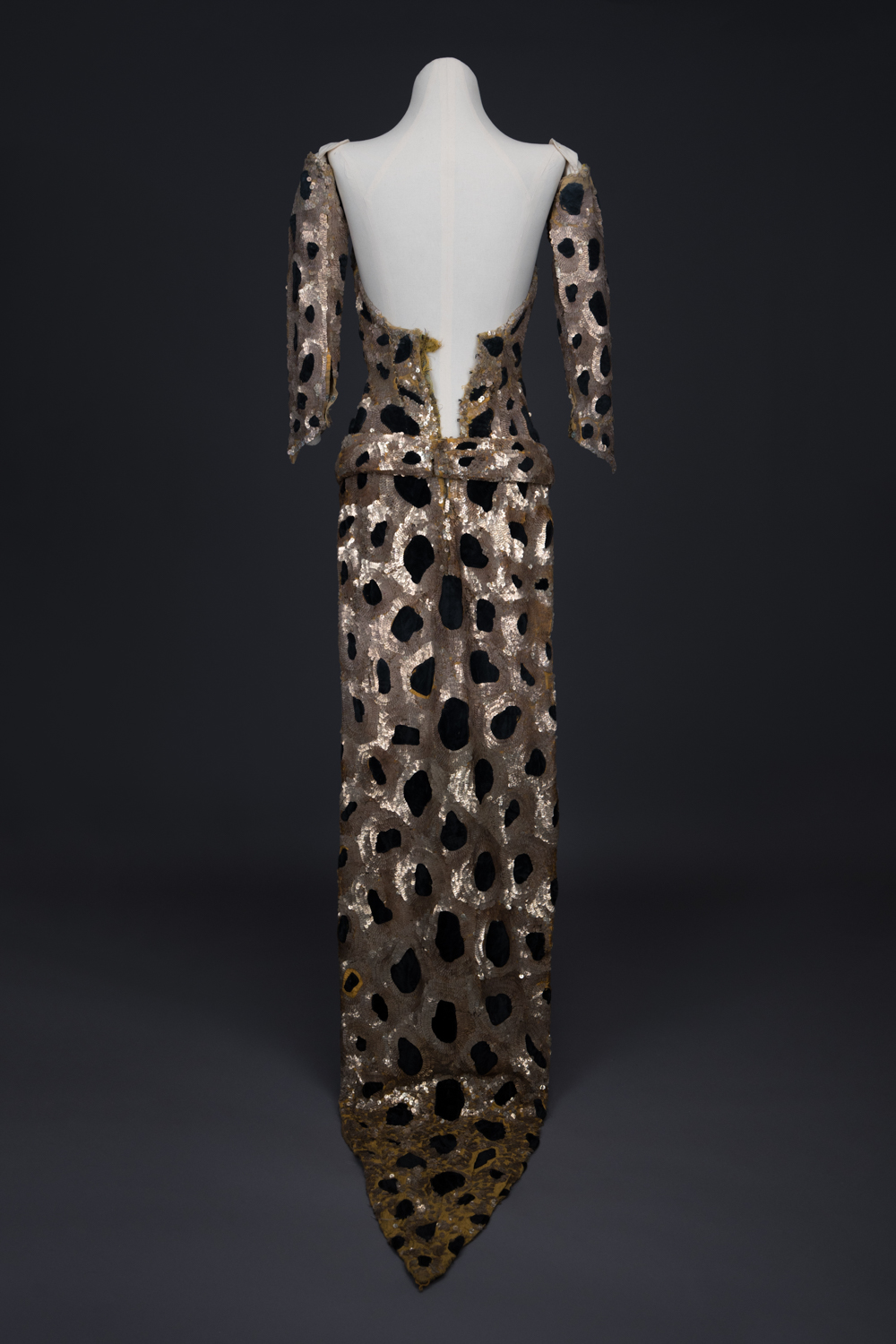 'Femme Panthère' Trained Bodice & Gauntlets By Erté, 1949, France. The Underpinnings Museum. Photography by Tigz Rice