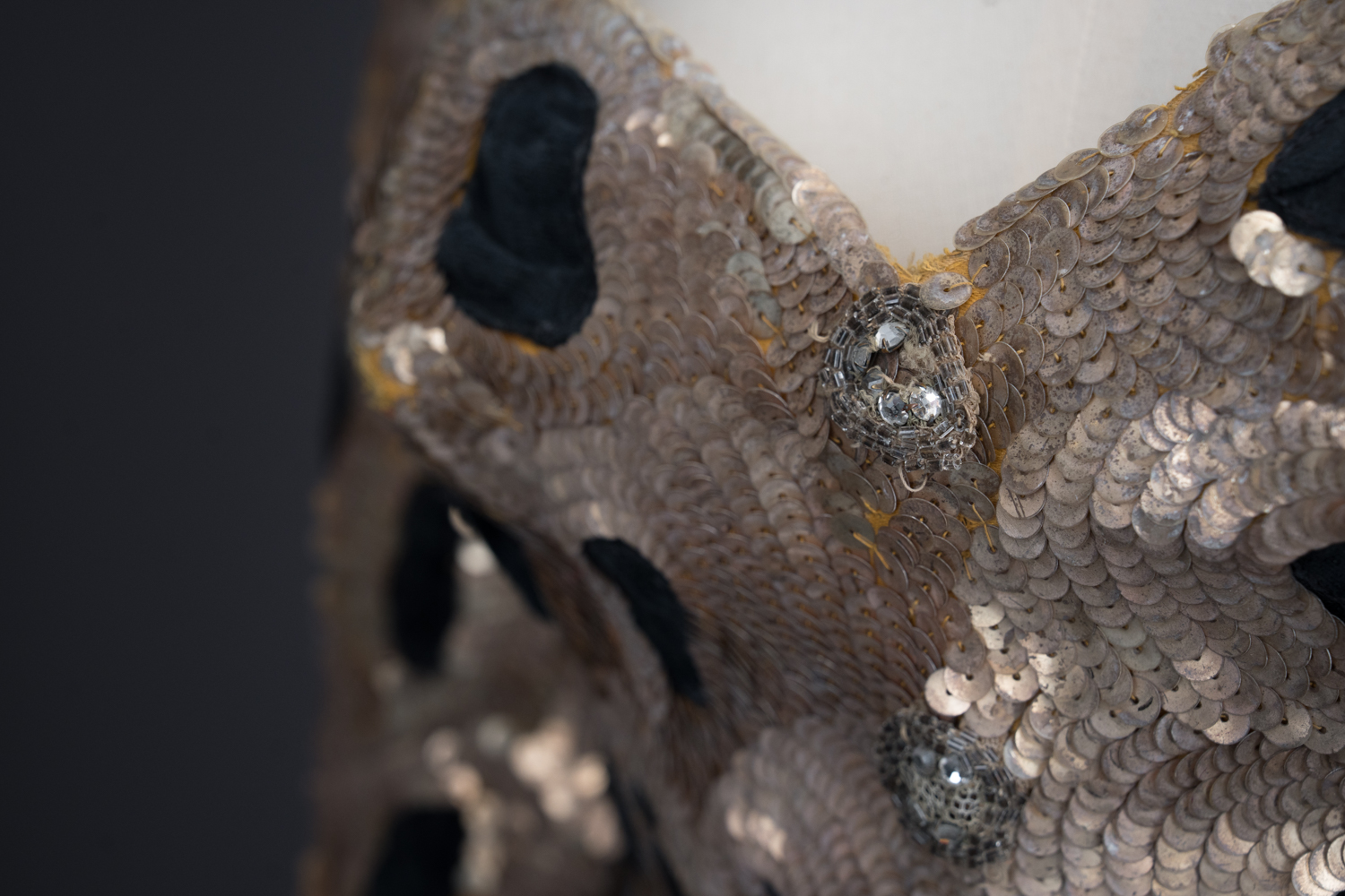 'Femme Panthère' Trained Bodice & Gauntlets By Erté, 1949, France. The Underpinnings Museum. Photography by Tigz Rice