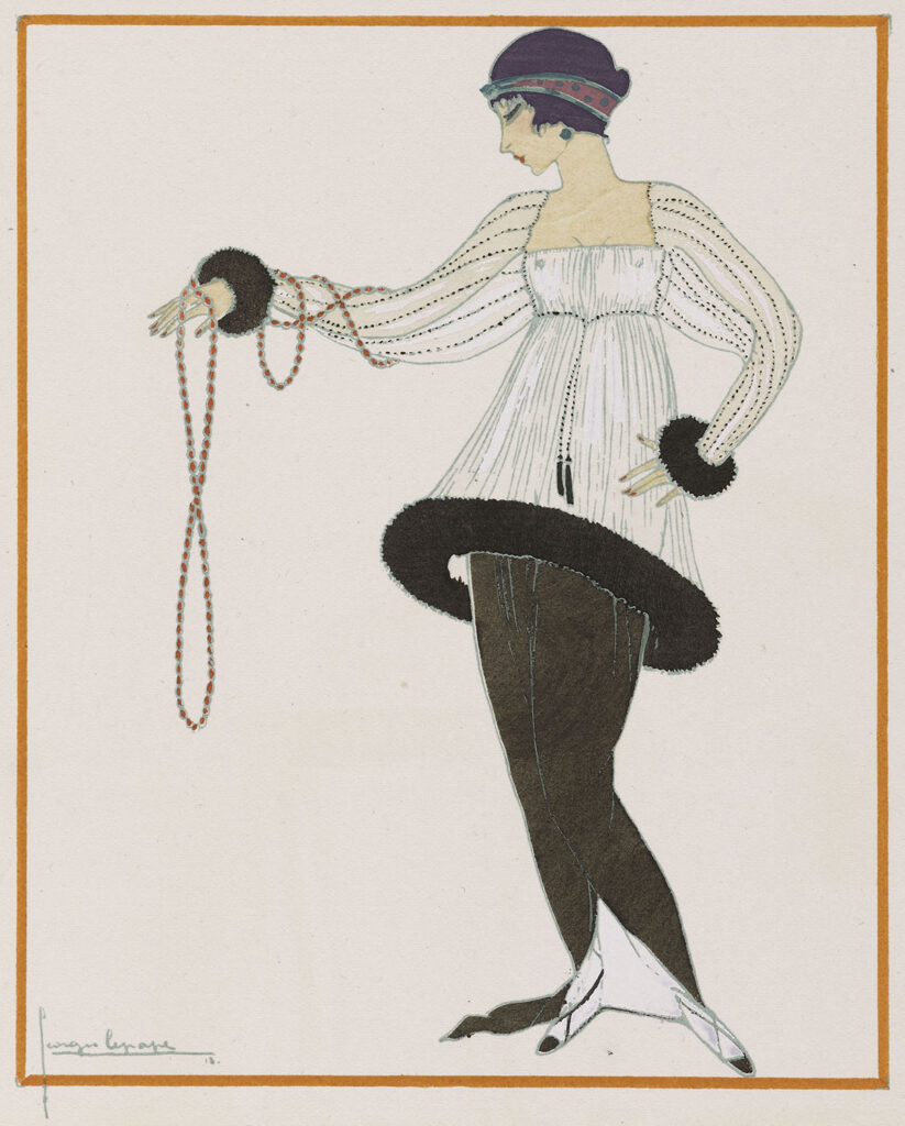 Georges Lepape, La Gazette du Bon Ton, 1913. Via Wikimedia Commons.