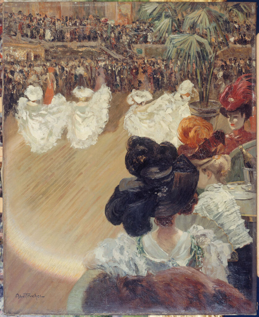 Louis Abel-Truchet, Quadrille au bal Tabarin, 1906. Via Wikimedia Commons.