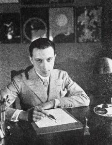 Photo of Erté published in Exhibitors Herald, December 5, 1925.