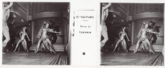 'Le "Gai Paris" Revue Du Tabarin' Stereoscopic Photos, c. 1940-1951, France. The Underpinnings Museum