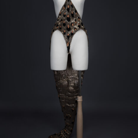 'La Panthère' Sequinned Halter Bodysuit With Tail By Erté, c. 1939, France. The Underpinnings Museum. Photography by Tigz Rice