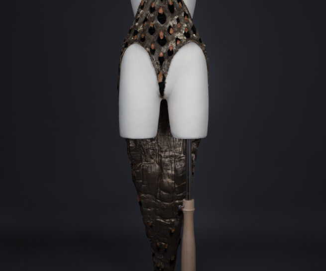 'La Panthère' Sequinned Halter Bodysuit With Tail By Erté, c. 1939, France. The Underpinnings Museum. Photography by Tigz Rice