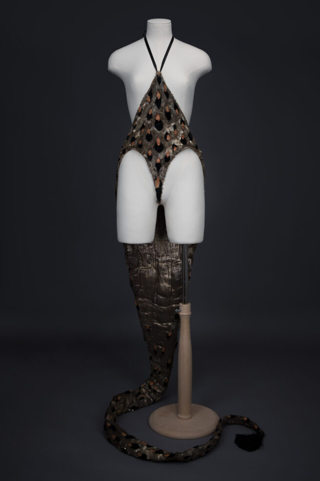 'La Panthère' Sequinned Halter Bodysuit With Tail By Erté, c. 1939, France. The Underpinnings Museum. Photography by Tigz Rice