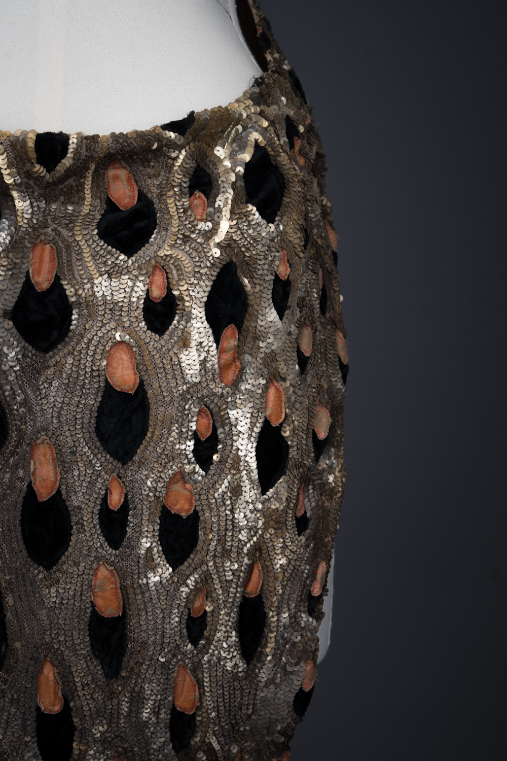 'La Panthère' Sequinned Halter Bodysuit With Tail By Erté, c. 1939, France. The Underpinnings Museum. Photography by Tigz Rice