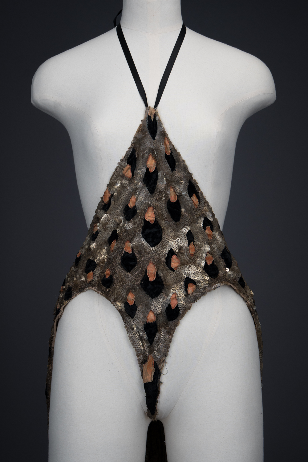 'La Panthère' Sequinned Halter Bodysuit With Tail By Erté, c. 1939, France. The Underpinnings Museum. Photography by Tigz Rice