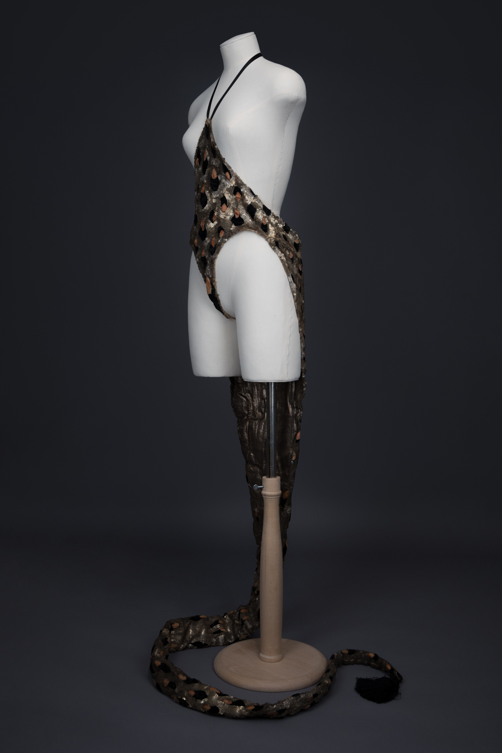 'La Panthère' Sequinned Halter Bodysuit With Tail By Erté, c. 1939, France. The Underpinnings Museum. Photography by Tigz Rice