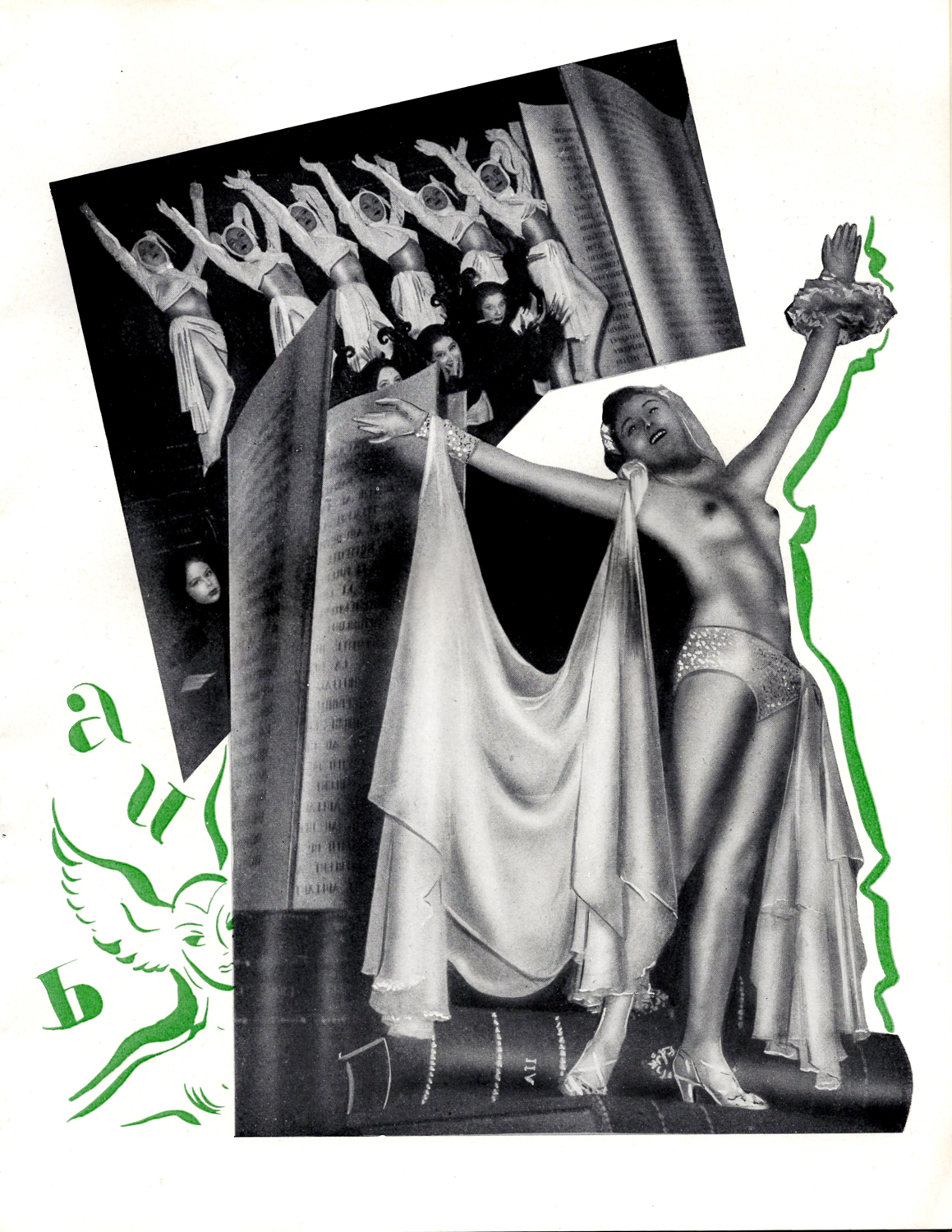 'Reflets' Souvenir Album By Tabarin, 1949-1951, France. The Underpinnings Museum.