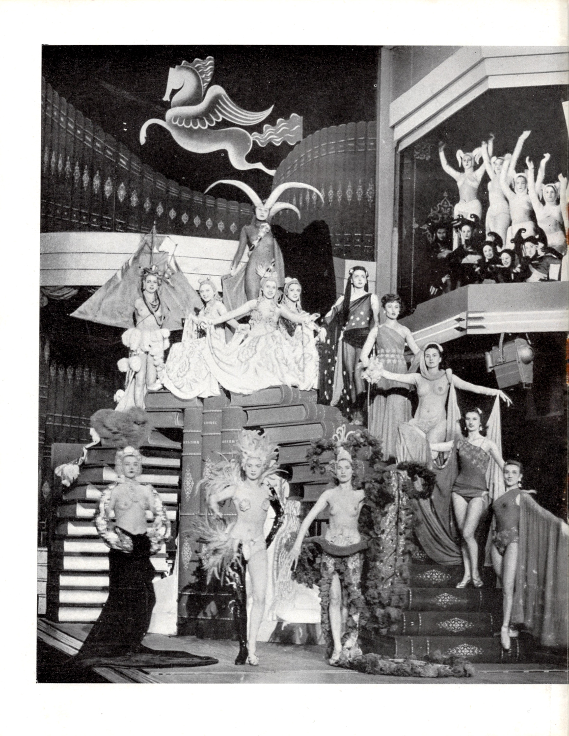 'Reflets' Souvenir Album By Tabarin, 1949-1951, France. The Underpinnings Museum.