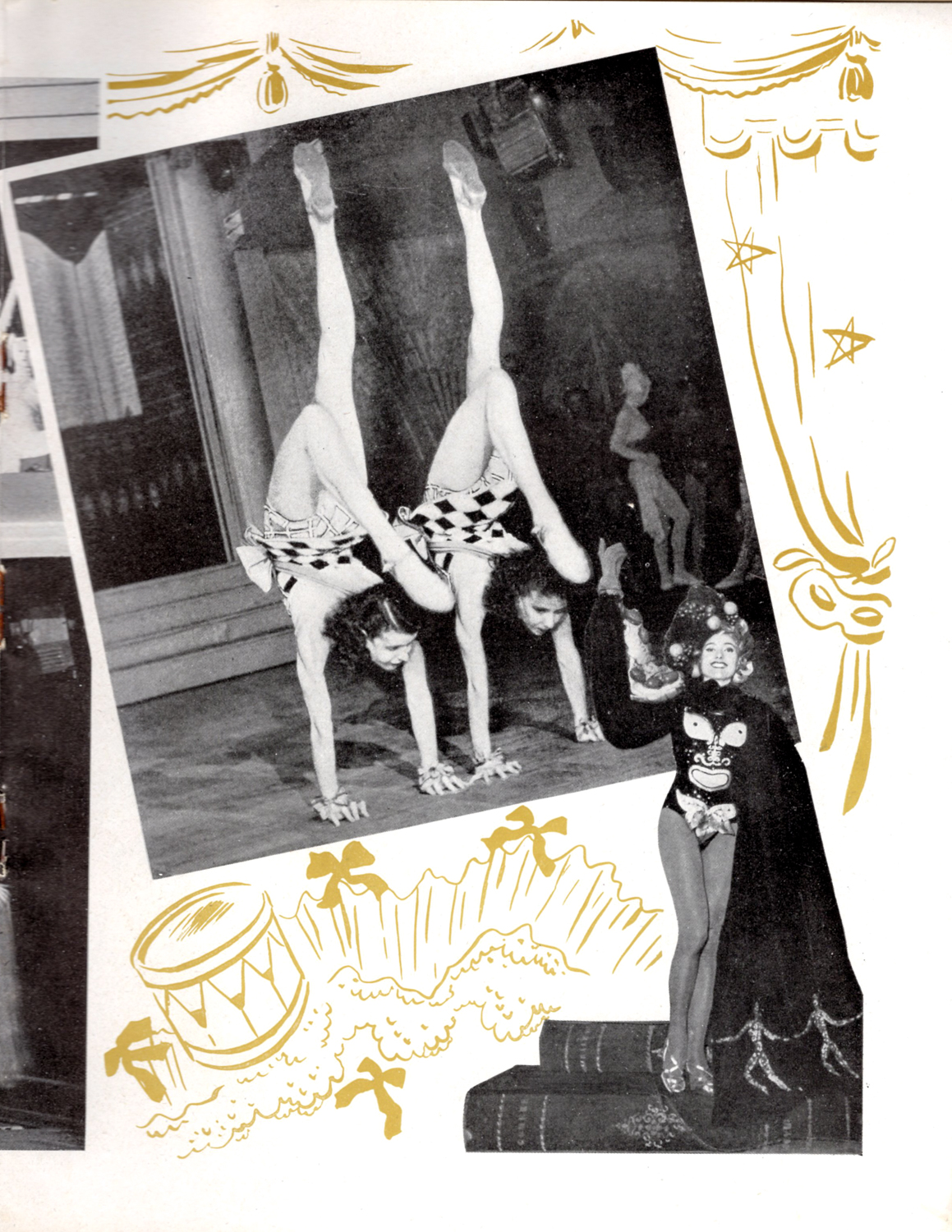 'Reflets' Souvenir Album By Tabarin, 1949-1951, France. The Underpinnings Museum.
