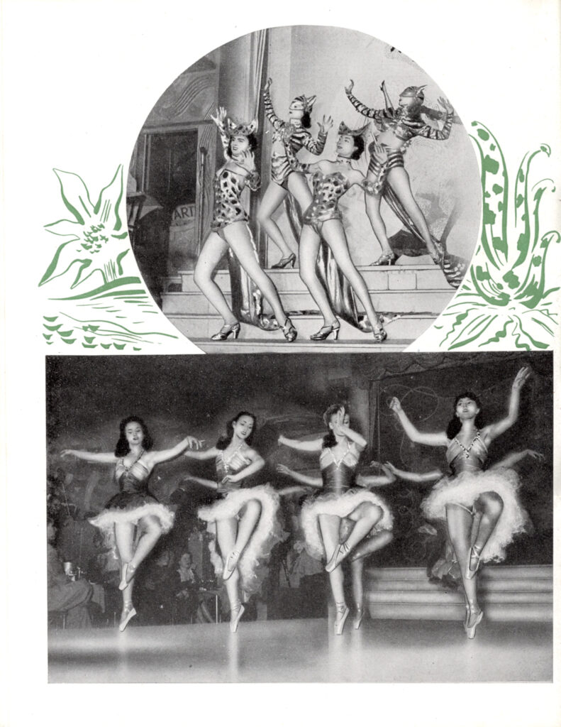 'Reflets' Souvenir Album By Tabarin, 1949-1951, France. The Underpinnings Museum.