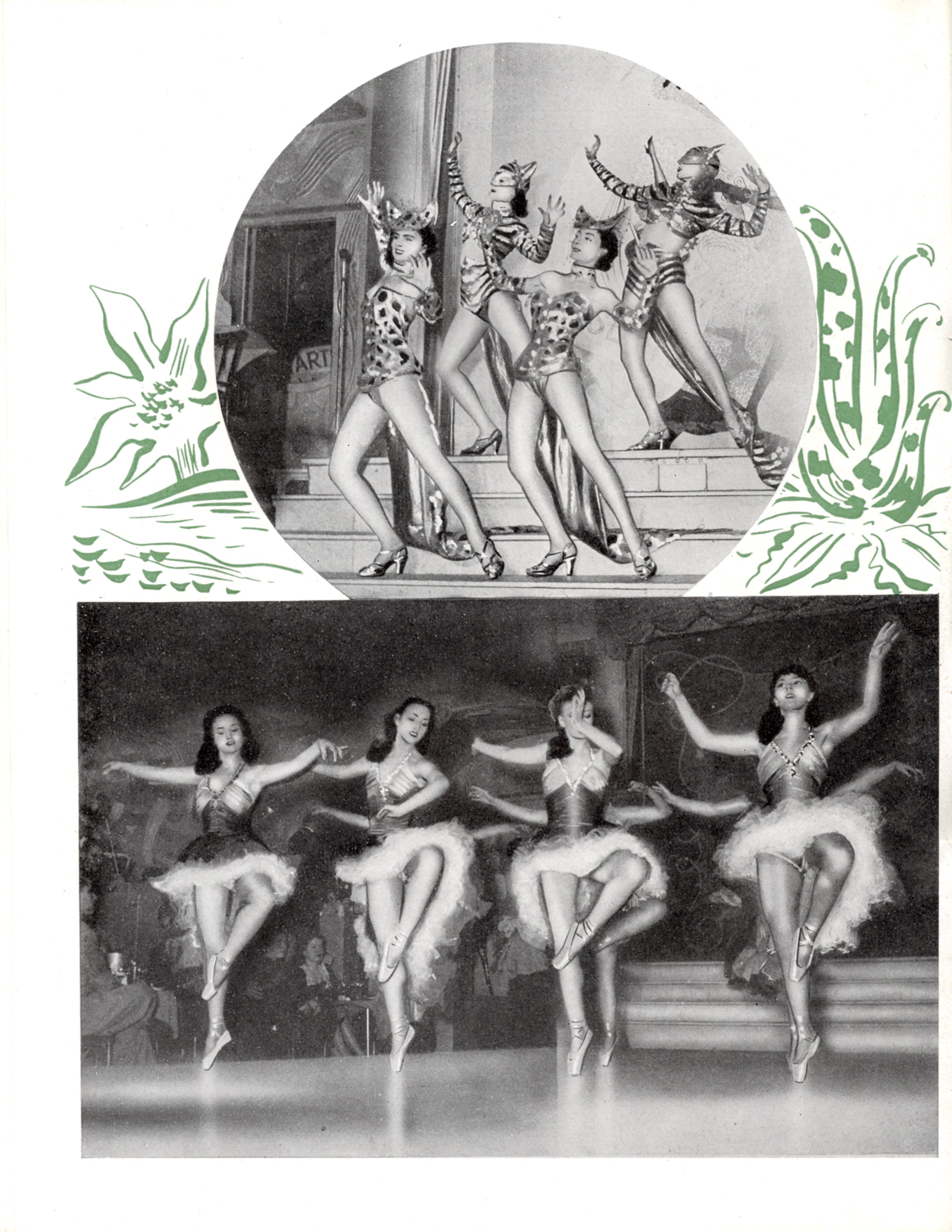 'Reflets' Souvenir Album By Tabarin, 1949-1951, France. The Underpinnings Museum.
