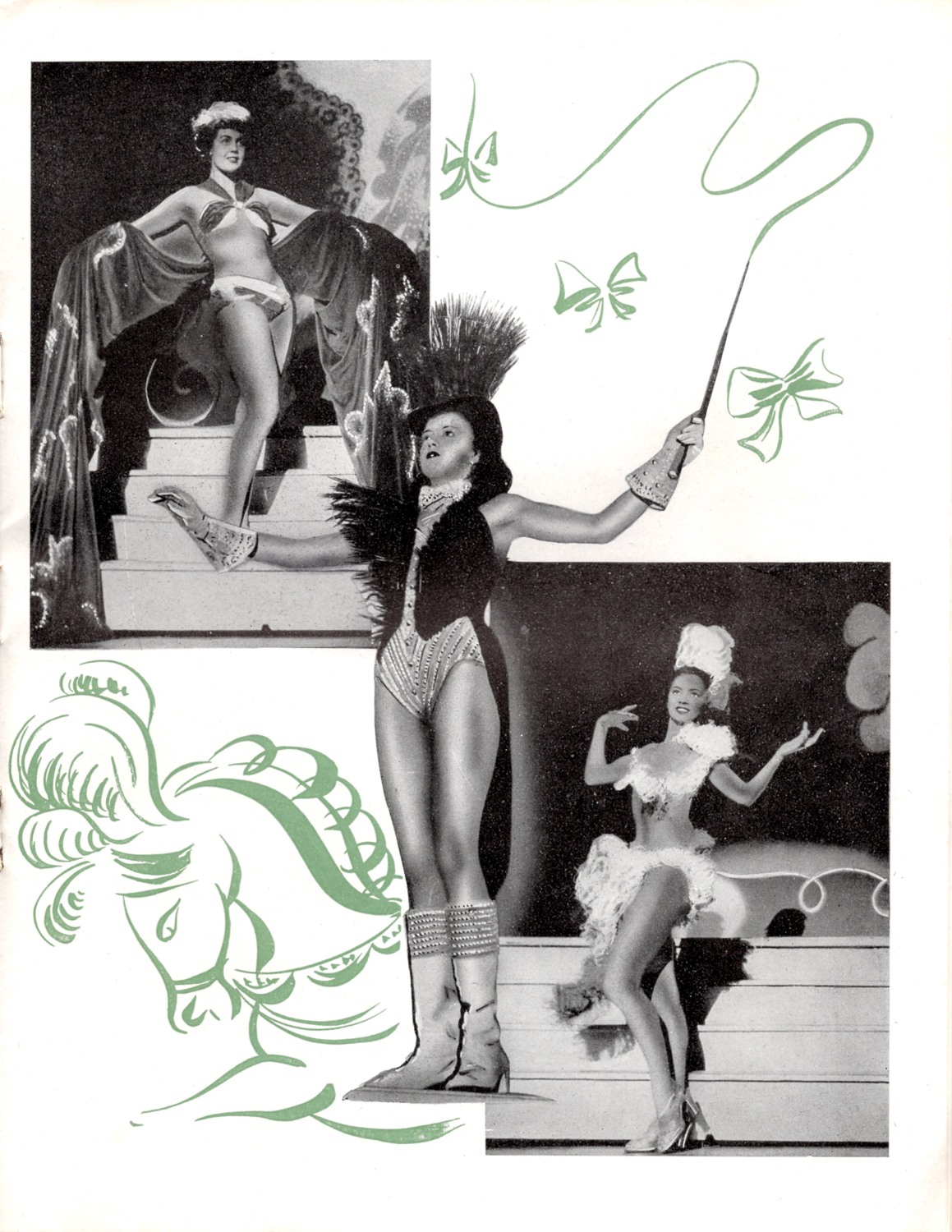 'Reflets' Souvenir Album By Tabarin, 1949-1951, France. The Underpinnings Museum.