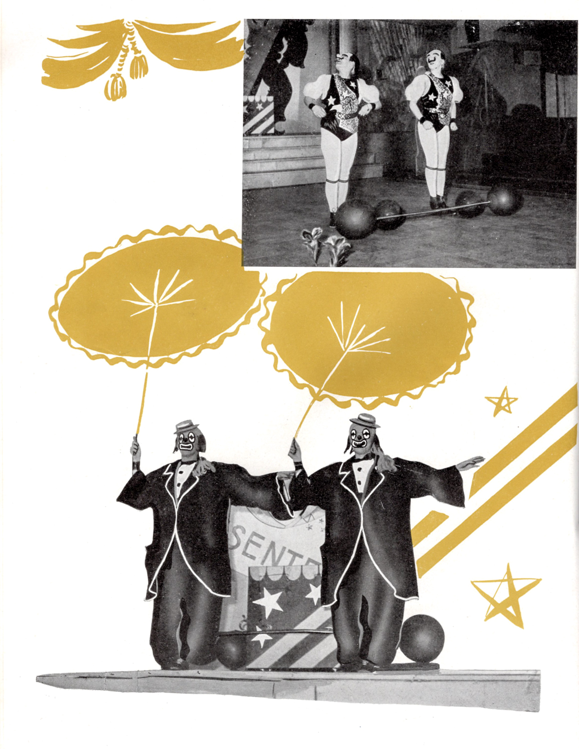 'Reflets' Souvenir Album By Tabarin, 1949-1951, France. The Underpinnings Museum.