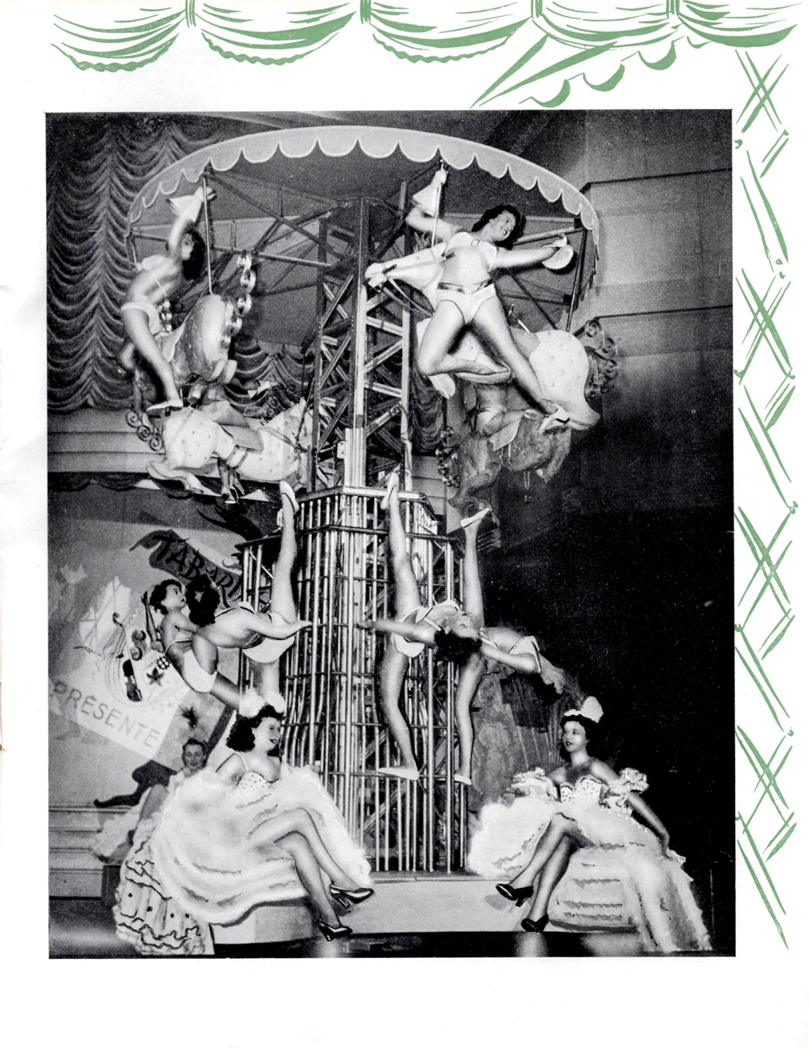 'Reflets' Souvenir Album By Tabarin, 1949-1951, France. The Underpinnings Museum.