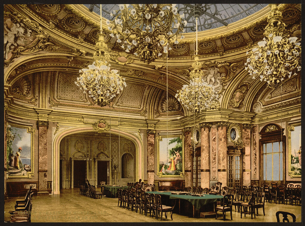 The new gambling room, Monte Carlo, Riviera